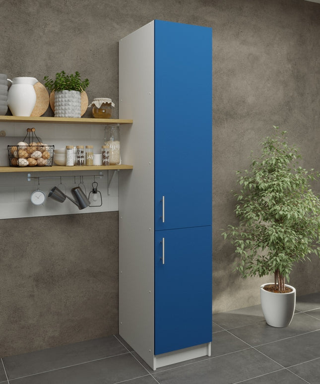 JD Greta Kitchen Fixed Height 400mm Tall Larder Unit - Navy Matt