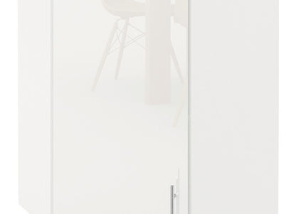 JD Greta Kitchen Wall Corner Unit Cabinet - White Gloss