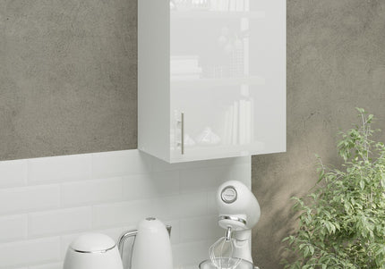 JD Greta Kitchen Wall Unit 500mm Kitchen Cabinet - White Gloss