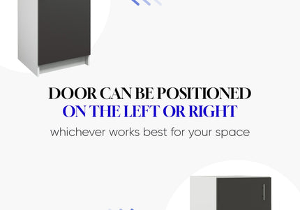 JD Greta Fixed Height Kitchen Base Unit 300mm - Sage Green Matt With Worktop