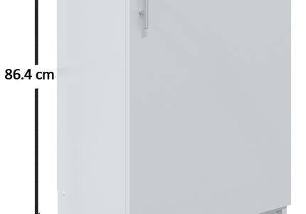 JD Greta NOT Adjustable Kitchen Base Unit 500mm - White Matt (With Worktop)