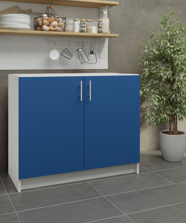 JD Greta Fixed Height Kitchen Base Unit 1000mm - Navy Matt