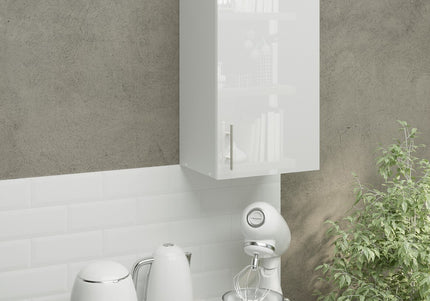 JD Greta Kitchen Wall Unit 400mm Kitchen Cabinet - White Gloss
