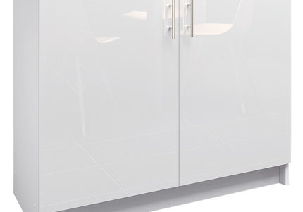 JD Greta NOT Adjustable Kitchen Sink Unit 1000mm  - White Gloss