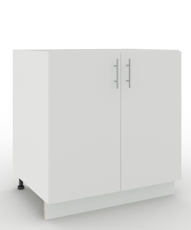 JD Greta Adjustable Legs Kitchen Base Unit 800mm - White Matt