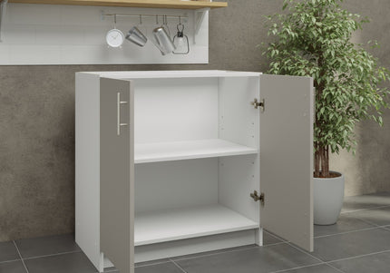 JD Greta Fixed Height Kitchen Base Unit 800mm - Cashmere Matt