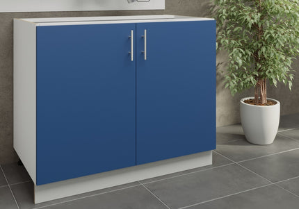 JD Greta Kitchen Adjustable 1000mm Base Cabinet - Navy Matt