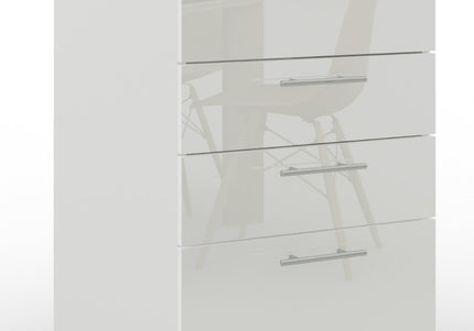 JD Greta Adjustable Legs Kitchen Drawer Unit 500mm - White Gloss