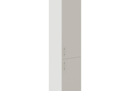 JD Greta Kitchen Fixed Height 400mm Tall Larder Unit - Cashmere Matt