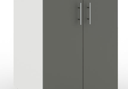 JD Greta Adjustable Legs Kitchen Base Unit 600mm - Grey Matt