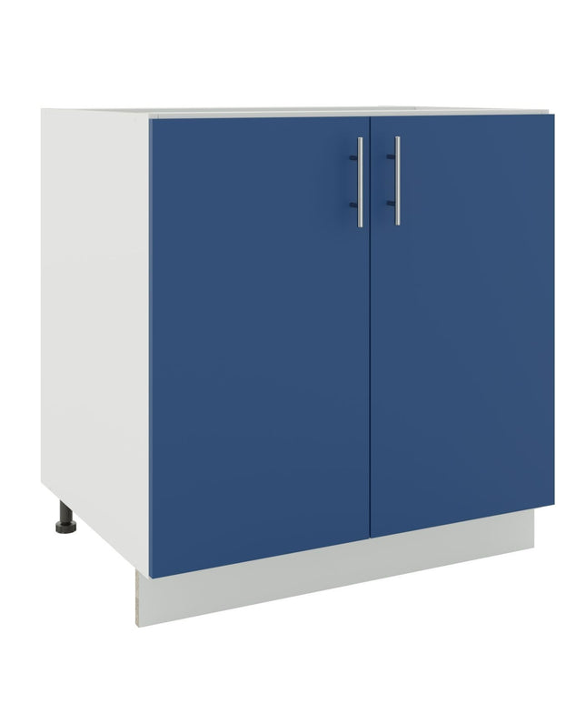 JD Greta Kitchen Adjustable 800mm Base Cabinet - Navy Matt