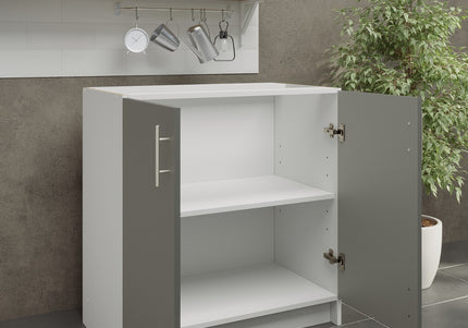JD Greta NOT Adjustable Kitchen Base Unit 800mm - Grey Matt