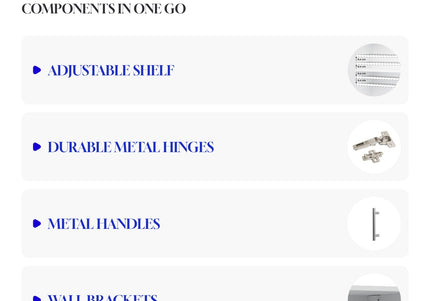 JD Greta Kitchen Wall Unit 400mm Kitchen Cabinet - Sage Green Matt