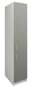 JD Greta NOT Adjustable Kitchen Tall Larder Unit 400mm - Grey Matt