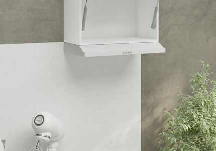 JD Greta Kitchen Wall Bridging Unit 600mm Cabinet - White Gloss