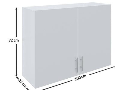 JD Greta Kitchen Wall Unit 1000mm Kitchen Cabinet - Sage Green Matt