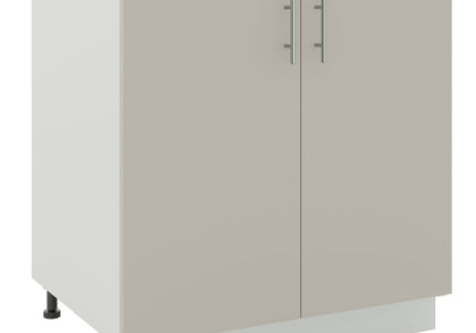 JD Greta Kitchen Adjustable 800mm Sink Base Cabinet - Cashmere Matt