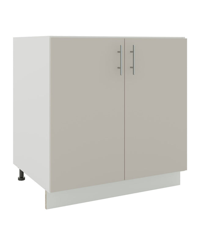 JD Greta Kitchen Adjustable 800mm Sink Base Cabinet - Cashmere Matt
