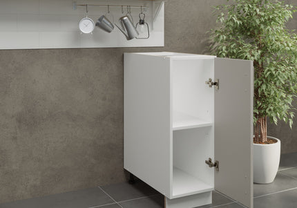 JD Greta Kitchen Adjustable 300mm Base Cabinet - Cashmere Matt