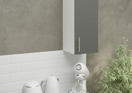 JD Greta Kitchen Wall Unit 300mm Kitchen Cabinet - Grey Matt