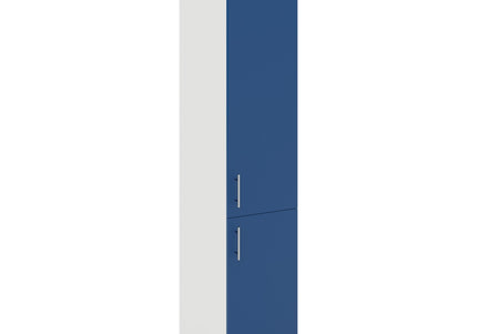 JD Greta Kitchen Fixed Height 400mm Tall Larder Unit - Navy Matt