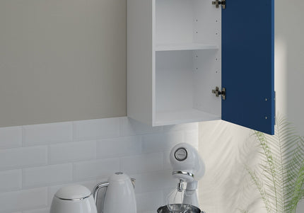 JD Greta Kitchen Wall Unit 400mm Kitchen Cabinet - Navy Matt