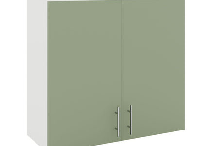 JD Greta Kitchen Wall Unit 800mm Kitchen Cabinet - Sage Green Matt