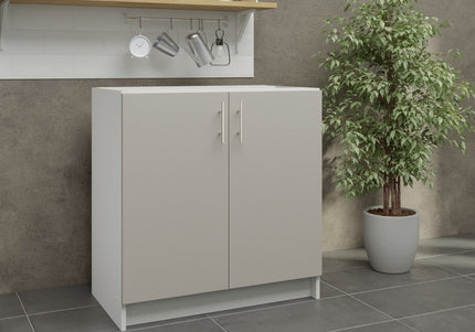 JD Greta Fixed Height Kitchen Base Unit 800mm - Cashmere Matt