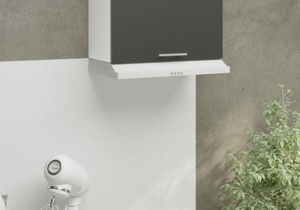 JD Greta Kitchen Wall Bridging Unit 600mm Cabinet - Dark Grey Matt