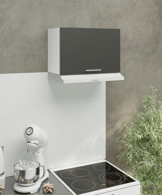 JD Greta Kitchen Wall Bridging Unit 600mm Cabinet - Dark Grey Matt