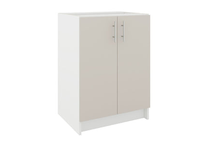 JD Greta Fixed Height Kitchen Base Unit 600mm - Cashmere Matt