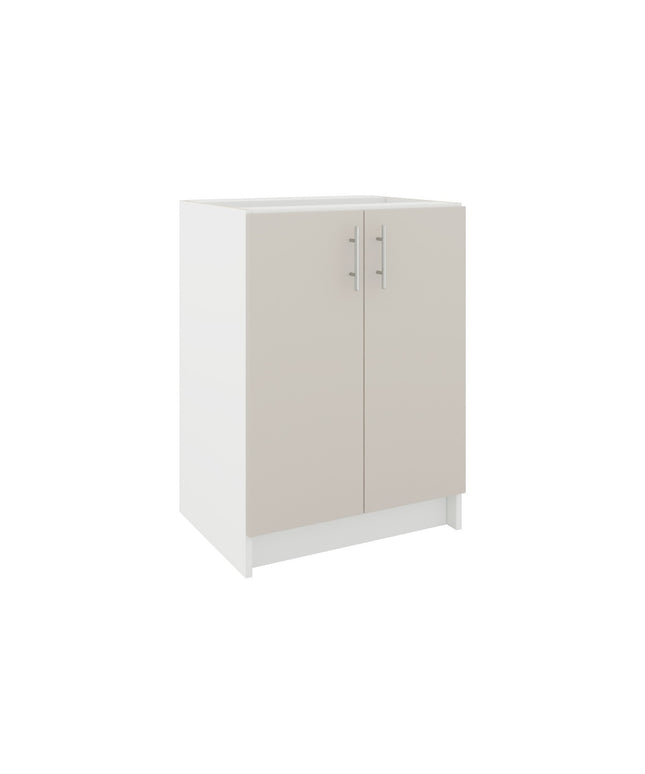 JD Greta Fixed Height Kitchen Base Unit 600mm - Cashmere Matt