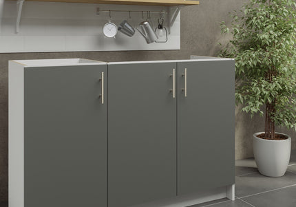 JD Greta NOT Adjustable Kitchen Sink Unit 1200mm  - Grey Matt