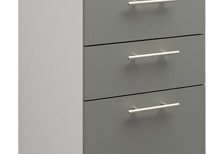 JD Greta NOT Adjustable Kitchen Drawer Unit 400mm - Grey Matt