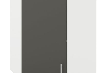 JD Greta Kitchen Wall Corner Unit Cabinet - Dark Grey Matt