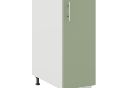 JD Greta Kitchen Adjustable 300mm Base Cabinet - Sage Green Matt