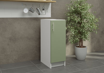 JD Greta Fixed Height Kitchen Base Unit 300mm - Sage Green Matt