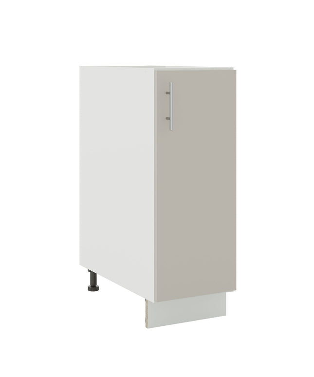 JD Greta Kitchen Adjustable 300mm Base Cabinet - Cashmere Matt