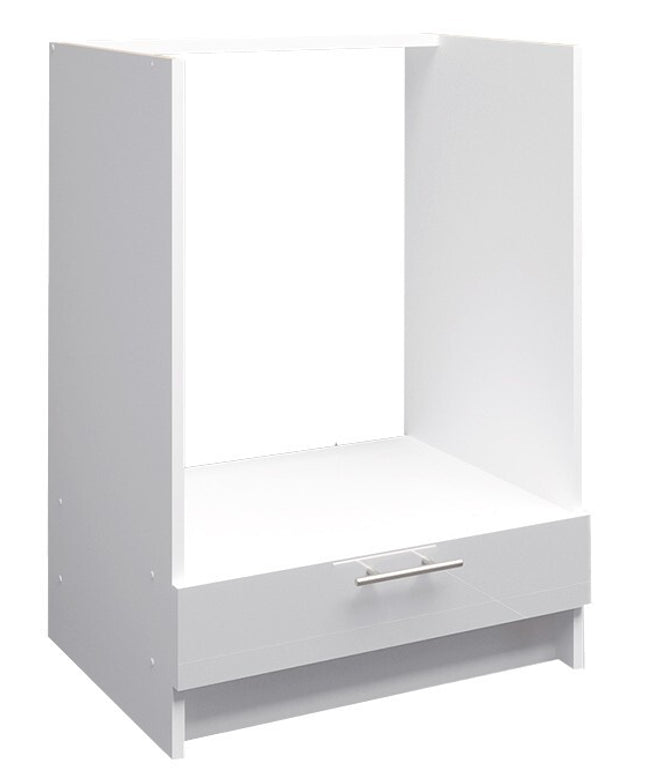 JD Greta NOT Adjustable Kitchen Oven Unit 600mm - White Gloss