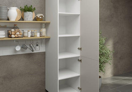 JD Greta Kitchen Adjustable 500mm Tall Base Cabinet - Cashmere Matt