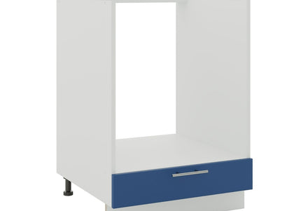 JD Greta Kitchen Adjustable 600mm Oven Base Cabinet - Navy Matt
