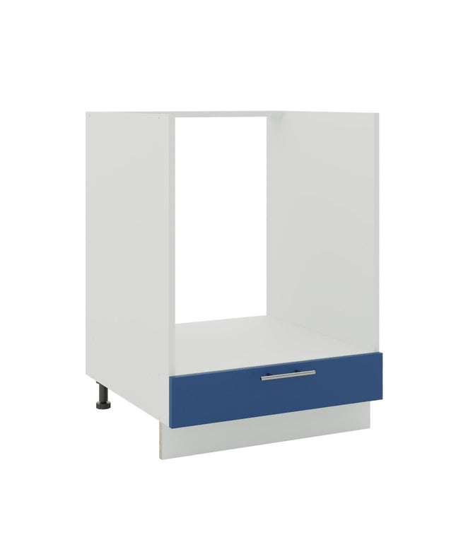 JD Greta Kitchen Adjustable 600mm Oven Base Cabinet - Navy Matt