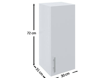 JD Greta Kitchen Wall Unit 300mm Kitchen Cabinet - Sage Green Matt