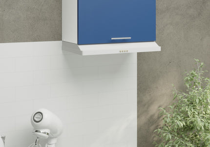 JD Greta Kitchen Wall Bridging Unit 600mm Cooker Hood Cabinet 60cm - Navy Matt