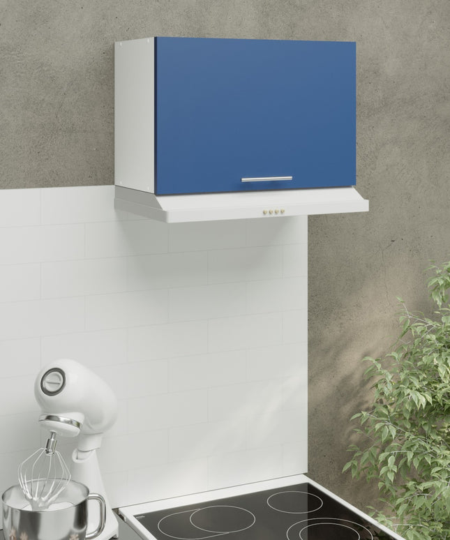 JD Greta Kitchen Wall Bridging Unit 600mm Cooker Hood Cabinet 60cm - Navy Matt