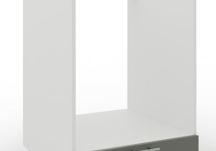 JD Greta Adjustable Legs Kitchen Oven Unit 600mm - Grey Matt
