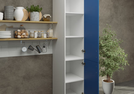 JD Greta Kitchen Fixed Height 400mm Tall Larder Unit - Navy Matt