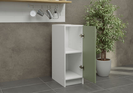 JD Greta Fixed Height Kitchen Base Unit 300mm - Sage Green Matt