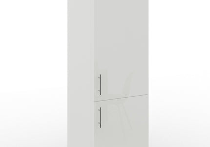 JD Greta Adjustable Kitchen Tall Larder Unit 500mm - White Gloss