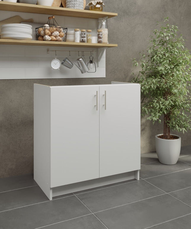 JD Greta NOT Adjustable Kitchen Sink Unit 800mm  - White Matt